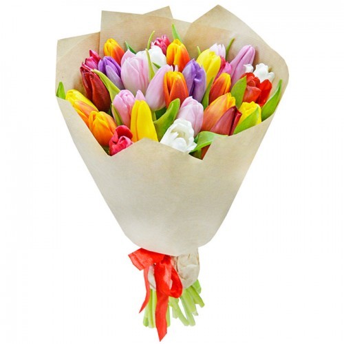 Букет цветов "Тюльпанчик"